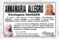 Non é più la signora Annamaria Allegro